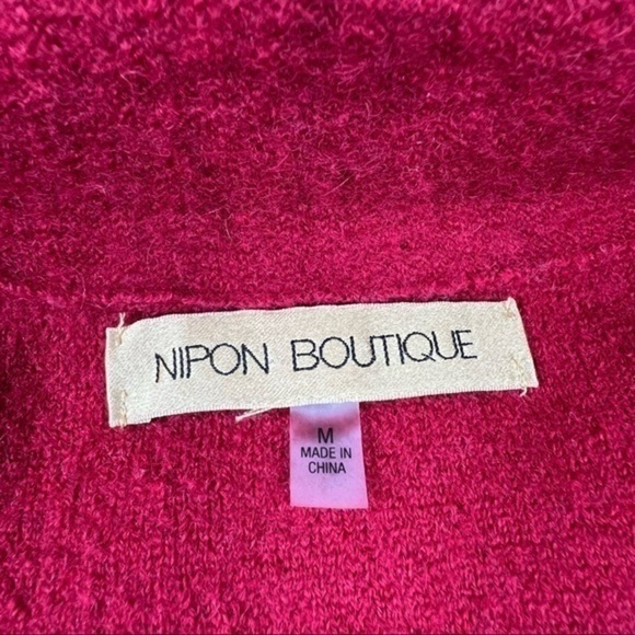 Nipon Boutique Button Up Wool Peacoat - Picture 5 of 7